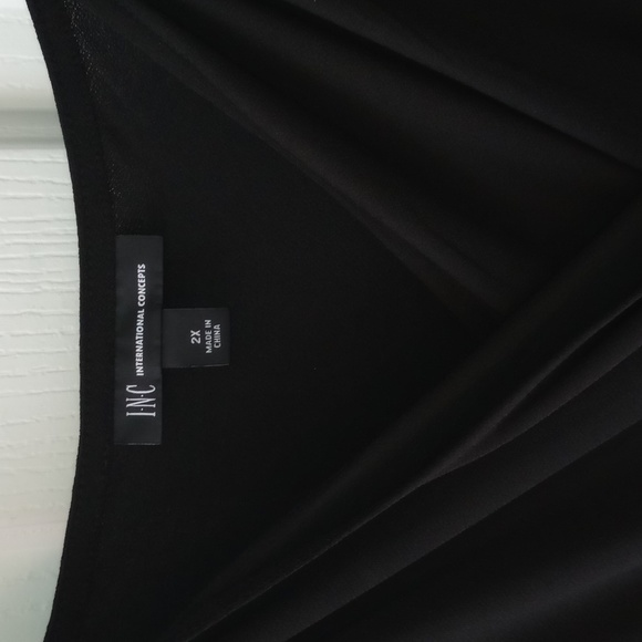 INC BLACK SLEEVELESS PARTY DRESS SZ 2X - Picture 3 of 10